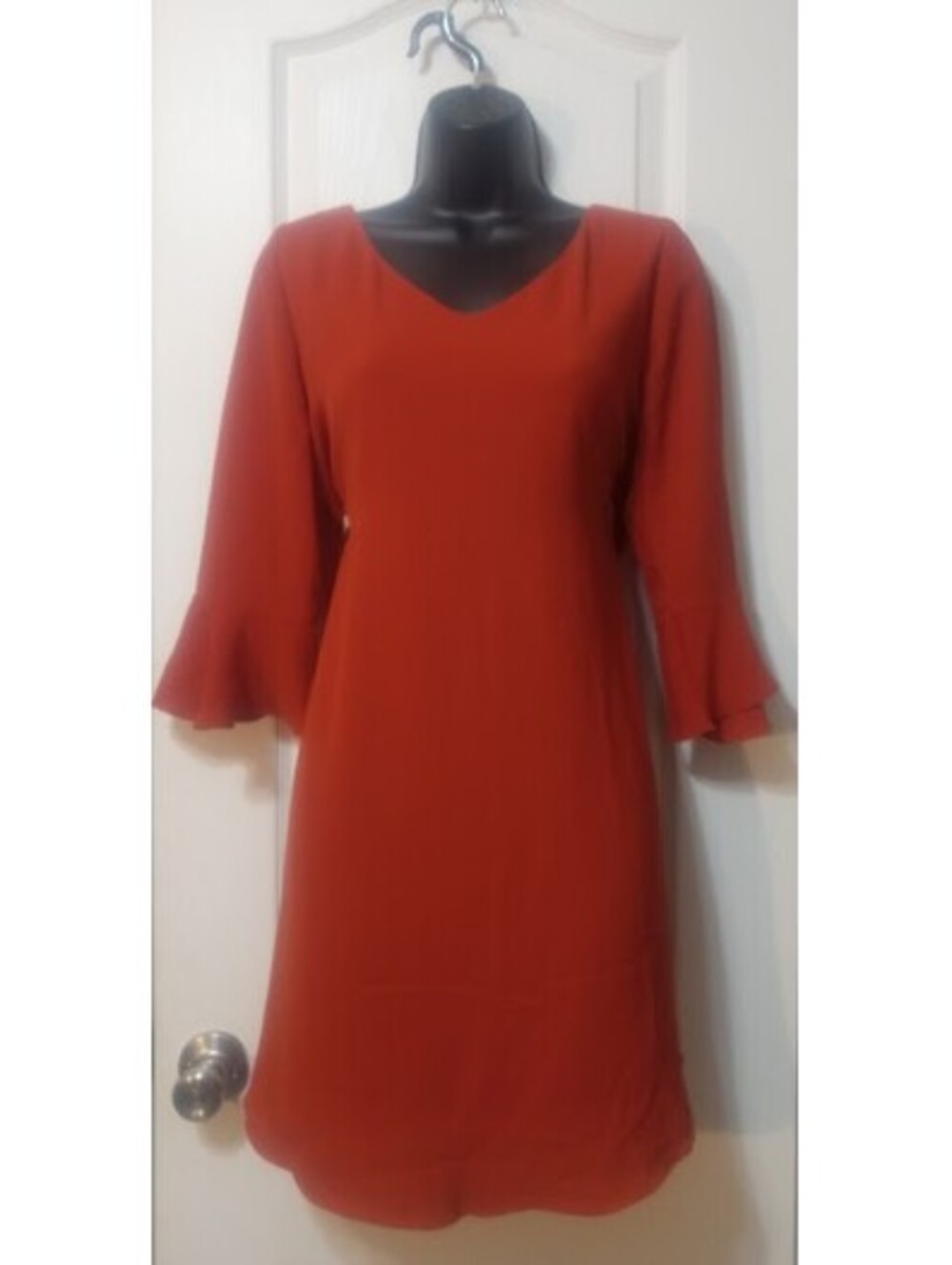 Wishlist Pumpkin Flute‑Sleeve Dress | Size Small | GUC